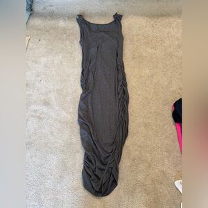 Elegant Gray Maxi Dress